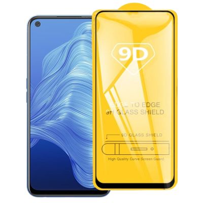 สำหรับ OPPO Realme 7 9D กาวเต็มฟิล์มกระจกนิรภัยแบบเต็มจอภาพ