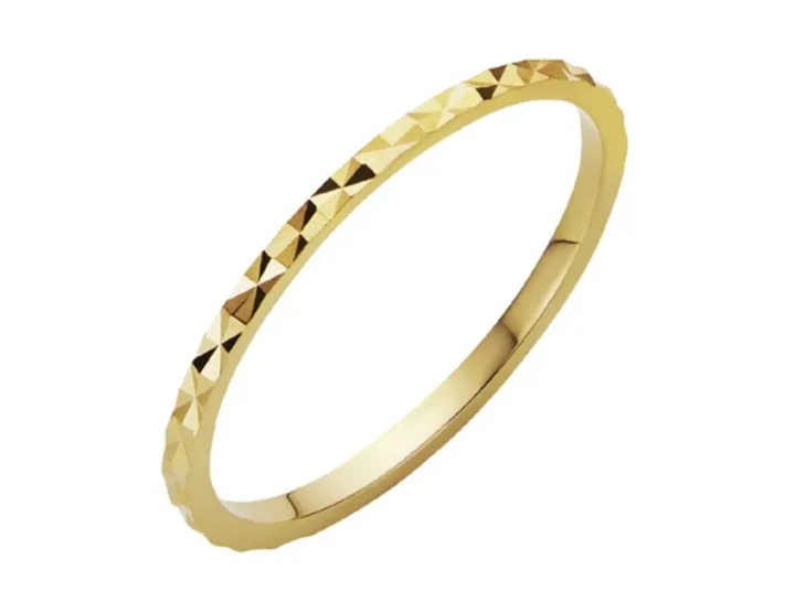 POH HENG JEWELLERY FREESTYLE BAND CLASSIC RING