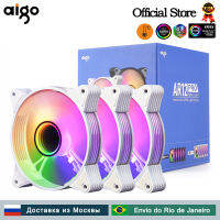 Aigo AR12PRO สีขาว120มิลลิเมตร RGB พัดลม4Pin PWM พัดลมระบายความร้อน3pin5v ไม่จำกัดพื้นที่ ARGB 12เซนติเมตรพัดลมพีซี Gamer คอมพิวเตอร์กรณีพัดลม