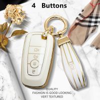 yonggax Luxurious Remote Key Case Cover For Ford Fusion Mondeo Mustang Explorer Edge EcoSport For Lincoln MKC MKZ MKX Car Accessories