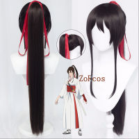 Hells Paradise Yamada asaemon sagiri เครื่องแต่งกายวิกผม jigoku Raku สีน้ำตาลเข้มยาวจอนหางม้าวิกผมฟรีหมวกวิกผม