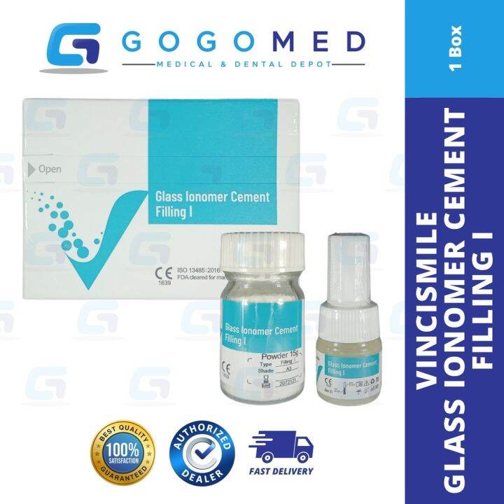 HUGE Glass Ionomer Cement (GIC) Filling 15G LIQUID 12G POWDER (BIG Size