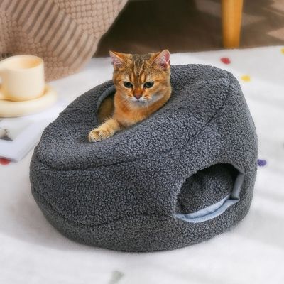 [pets baby] Pet BedDouble Holerhaped Cat 39; SSmall MediumNesk Chihuahua Pomeranian Sleeping Items Dog Kennel