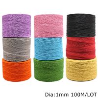 【CW】 Colorful Paper Cord Tags for weddings crafting gift wrapping packaging 1mm 100M/lot