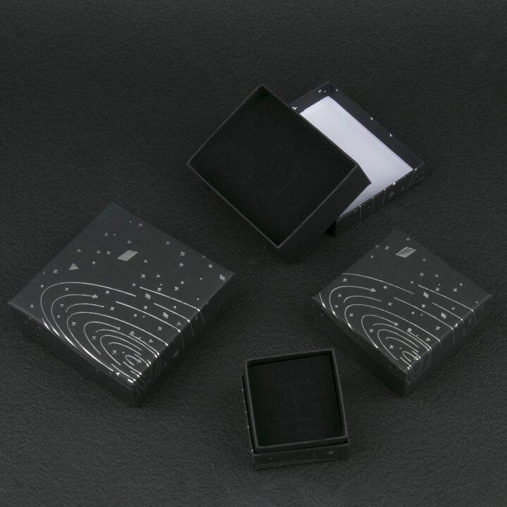 black-jewelry-box-silver-color-starry-sky-cardboard-boxes-for-ring-necklace-earring-pendant-jewelry-display-packaging-box