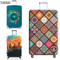 【LZ】●┋☾  TLDGAGAS-Travel Suitcase Capa Protetora Bagagem Case Elastic Dust Cover Aplicar a 18  -32  Mala Acessórios de Viagem