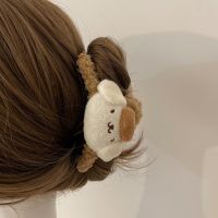 2022 Women Girls Cute Cartoon Doll Plush Hair Claws Sweet Plush Hair Claw Clip Lovely Hairpins Girls Hair Accessories Hair Clips