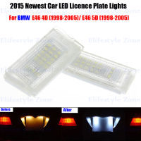 2x18 SMD LED จำนวนโคมไฟป้ายทะเบียน OBC ข้อผิดพลาดฟรีสำหรับ BMW 4D 5D 1998-200