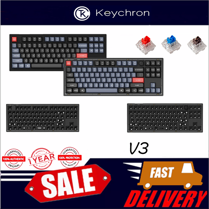 Keychron V3 QMK Custom Wired Mechanical Keyboard | Lazada Singapore