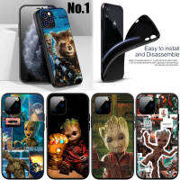 XMX73 Marvel I Am Groot อ่อนนุ่ม High Quality ซิลิโคน TPU Phone เคสโทรศัพท์ ปก หรับ iPhone 7 8 11 12 13 14 Pro XS Max SE X XR Plus SE