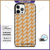 Marimekko 1332 กรณีโทรศัพท์มือถือ iPhone 14 Pro Max / iPhone 13 Pro Max / iPhone 12 Pro Max / Samsung Galaxy Note10 Plus / S22 Ultra ฝาครอบป้องกันการตก