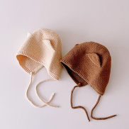 Baby cat ear knot hat