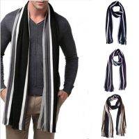 Mode Shop Winter Mens Scarf Classics Fashion Stripes Warm Knit Scarves 182*23cm