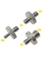 1/4 quot;Male to 3/8 quot;Male Threaded Adapter Double Male Screw Adapter Tripod Screw Adapter Double Head Stud Converter Metal Camera Acc