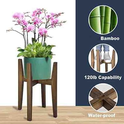 Plant Stand Adjustable Modern Indoor Plants Stands Corner Flower Holder for Indoor Outdoor Fits 18 to 30CM Pots