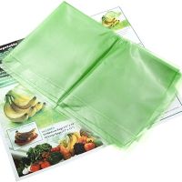 Green Bags for Fruits and Veggies Reusable Vegetable Bags for Refrigerator Food Keep Fruits Vegetables and Cut Flowers
