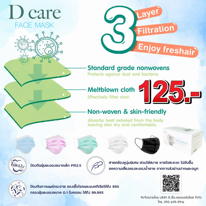 d-care-ดี-แคร์-หน้ากากอนามัย-แมสทางการแพทย์-บรรจุ-50-ชิ้น-กล่อง