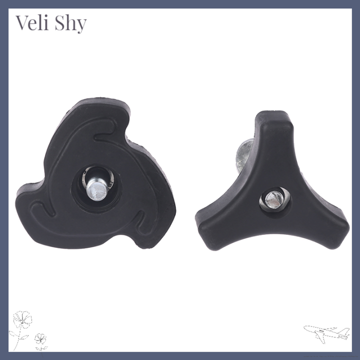 veli-shy-น็อตสามเหลี่ยมพลาสติกพร้อมน็อตลูกบิดสกรูยึดสลักเกลียวอะไหล่