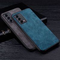 [2023สุดพิเศษ] เคสโทรศัพท์หนัง PU สำหรับ OPPO Realme GT รุ่น Master เคสสำหรับ Realme สีทึบกันรอยขีดข่วน Realme GT เคส Master