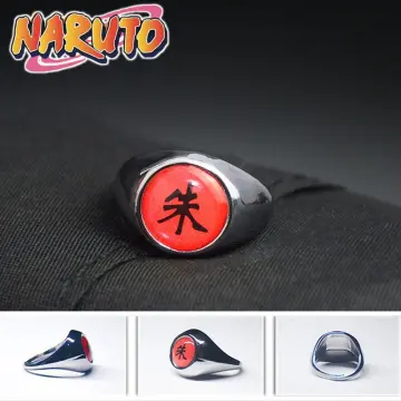 ITACHI Narutoo Akatsuki Rings Set Itachi Ring 12pcs With chain and