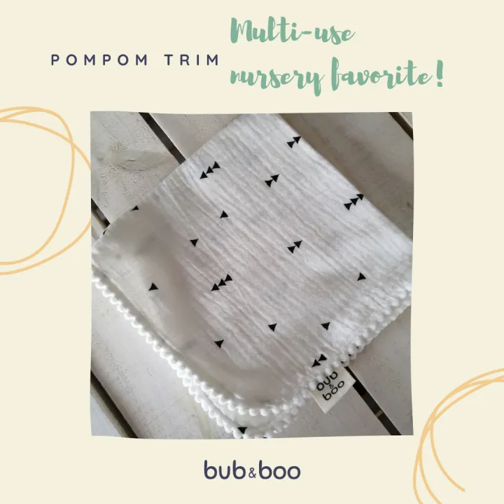 MultiUse Baby Muslin Square, Burp Cloth, Security Blanket, Lampin