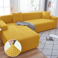 【jw】☾ 1/2/3/4-seater Estiramento Sofá Slipcover Elastic Polar Fleece Capas para Sala de Estar Funda Cadeira