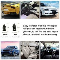 Car Vacuum Tyre Repair Neil Car Truck Motorcycle Scooter Rubber Tire Puncture Repair Tool Set Glue Repair Tire Film Rubber Nails Tire Repair ToolsTire