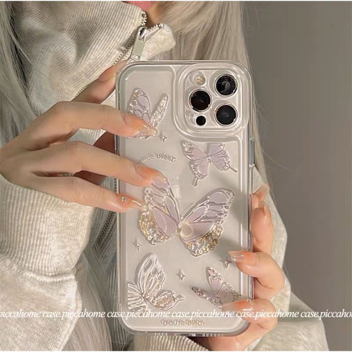 crystal-butterfly-clear-phone-case-compatible-for-tecno-pova-neo-3-lh6n-luxury-transparent-shockproof-bumper-cover