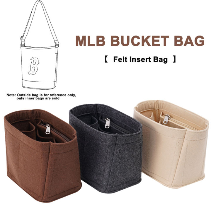 Felt Insert Bag Organizer Fits for MLB Bucket Bag Storage Bag