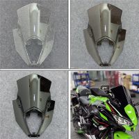 ที่แผ่นเบนทางลมกระจกบังลมกระจกรถจักรยานยนต์สำหรับ Kawasaki Ninja 650 ER6F ER-6F 2020 2021 2022ฟองคู่