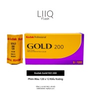 Phim Kodak Gold ISO 200, Màu Color, 120 x 12 Kiểu Vuông
