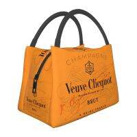 Custom Clicquot แชมเปญถุงอาหารกลางวันผู้ชายผู้หญิง VCP Warm Cooler ฉนวนกล่องอาหารกลางวันสำหรับปิกนิกตั้งแคมป์ทำงาน Travel