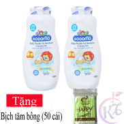 Combo 2 chai Phấn Kodomo cho da nhạy cảm chai 180g Newborn SensitiveTặng 1