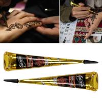 Black Henna Cones Henna Tattoo Paste For Temporary Mehndi Body Sticker Tattoo Cream Body Art Art Tattoos Paint M1I0