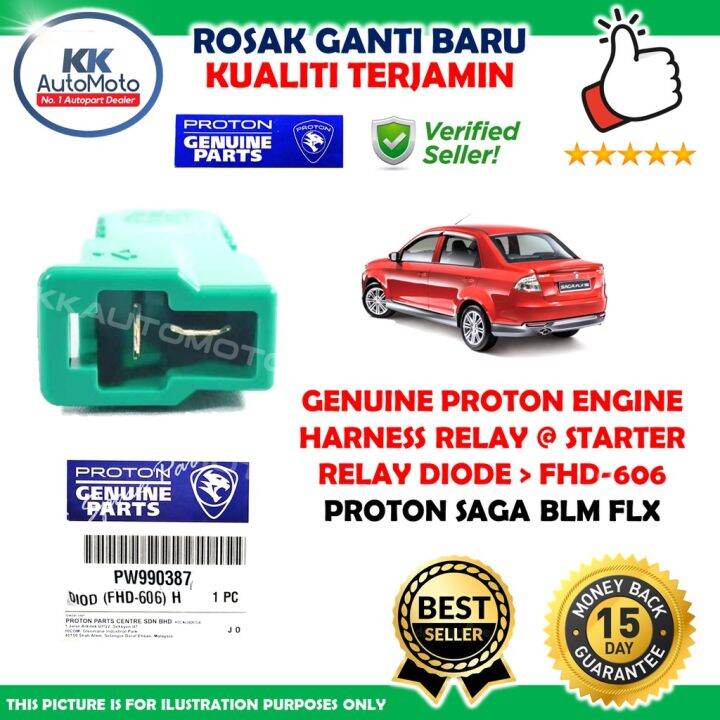 Proton Saga BLM FLX Original Genuine Proton Engine Harness Relay