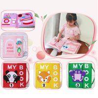 3D Kid Cloth Book DIY Panting Book Manual Inligence Puzzle Children Toy Book Early Education Development Reading Book