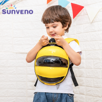 SUNVENO กระเป๋านักเรียนเด็ก,กระเป๋าเป้สะพายหลังลายการ์ตูนกันหายสำหรับเด็กชายหญิงน้ำหนักเบากระเป๋านักเรียนเด็กผู้ชายเด็กผู้หญิง3-5ปี