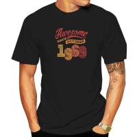 Mans Awesome Since October 1969 Shirt Vintage 49th Birthday T-Shirts Funny Short Sleeved Cotton Tee Shirt Men T Shirts