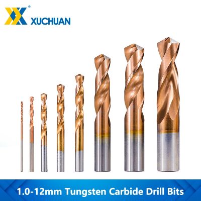 Tungsten Carbide Drill Bits 1.0-12mm Twist Drill Bit TiCN Coating Solid Carbide Core Drill Bits For Hard Metalworking Drilling T