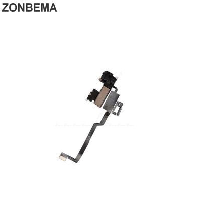 Zonbema ริบบิ้นสายเคเบิลแบบยืดหยุ่นเซนเซอร์ไฟสำหรับ Iphone 11 Pro X Xr Xs Max พร้อมชิ้นส่วนหูฟังตัวรับสัญญาณทดแทนหูฟัง