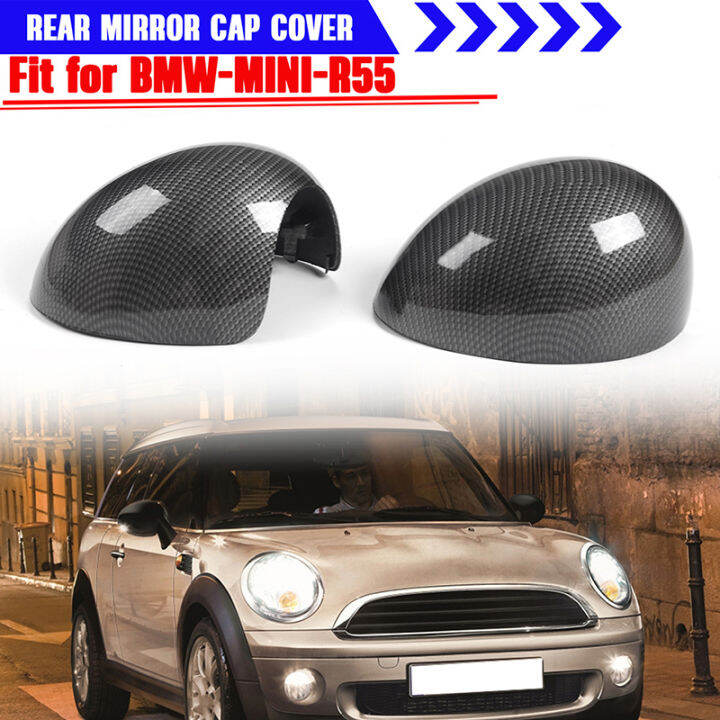 สัมผัสกระจกมองหลังฝาครอบปีกกระจกมองข้างหมวกแทนที่เหมาะสำหรับ-bmw-mini-cooper-r55-r56-r57-r58-r59อุปกรณ์เสริมในรถยนต์