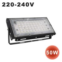 Ip65ไฟสปอร์ตไลท์ไฟ Led อัตโนมัติ220-240V 50W กันน้ำภายนอกสปอตไลท์ไฟ Led โคมไฟในสวนไฟติดผนังไฟฟลัดไลท์กลางแจ้งสีขาว