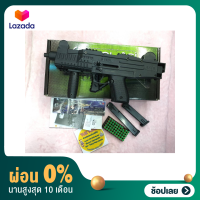 [ผ่อน 0%]Ekol ASI UZI Full Auto Black , cal. 9mm P.A.K. Blank Machine Gun แบงค์ แถมฟรี ลูก 1 กล่อง ใช้ในการถ่ายทำภาพยนต์ ละคร