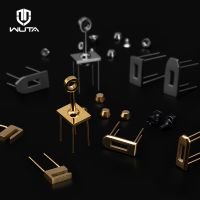 【cw】 WUTA Clasp Turn Twist Lock Accessories for Luxury Brand bag Decorate Pendant Leather Pattern Set ！