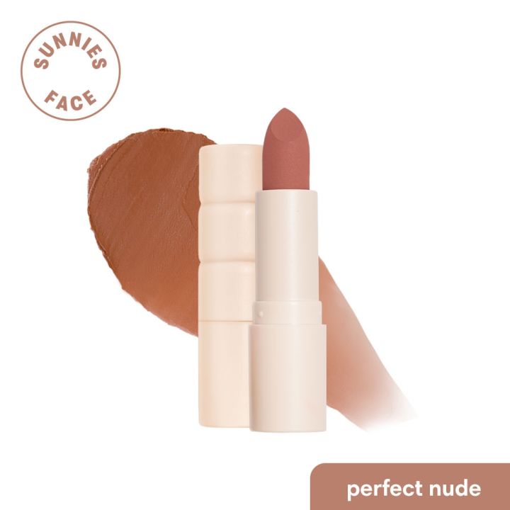 Sunnies Face Fluffbalm Moisturizing Matte Blotted Lipstick Perfect Nude Lazada Ph 8917