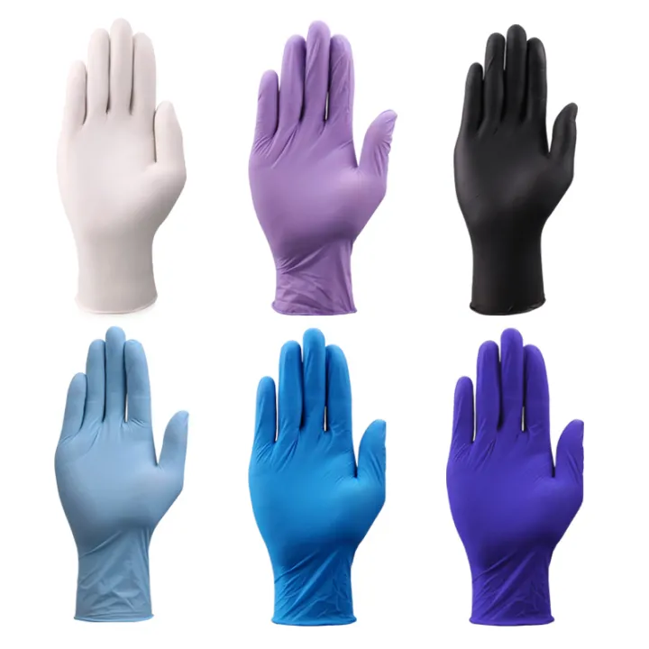 Nitrile Gloves 100pcspack Xingyu Blue Food Grade Waterproof Allergy Free Disposable Work Safety