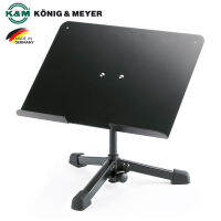 K&amp;M 12140 Universal Table-Top Stand แท่นวางแท็ปเล็ต / ที่วางแท็ปเล็ต แบบฐาน 3 ขา แท่นสำหรับวางมีขนาด 35.0 x 27.3 ซม. ถอดเก็บได้ (Model: 12140-000-55) ** Made in Germany **