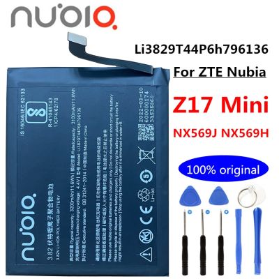 แบตเตอรี่ แบต Battery for ZTE Nubia Z17 Mini NX569J NX569H Mobile Phone/Li3829T44P6h796136 2950mAh รับประกัน 3 เดือน