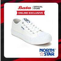 Online Exclusive Bata บาจา by North Star รองเท้าผ้าใบแบบผูกเชือก ดีไซน์เก๋ สวมใส่ง่าย สำหรับผู้หญิง รุ่น EPSEN สีชมพู 5805059 สีขาว 5801059