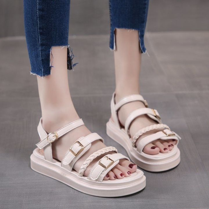 ขายดีที่สุด-ioztt2023-new-brand-sandals-non-slip-2021-flat-slippers-platform-female-garden-shoes-hot-sale-footwear-cheap